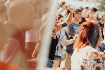 Photo of a concert audience